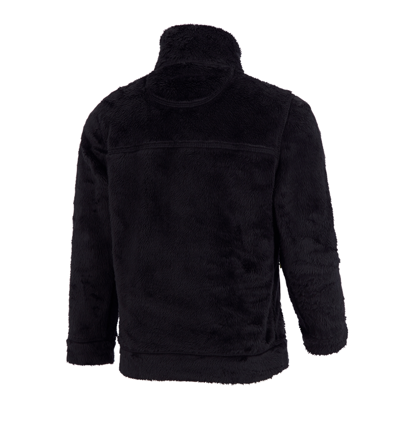 Shirts & Co.: Troyer Highloft e.s.motion 2020, Kinder + schwarz/warngelb/warnorange 1