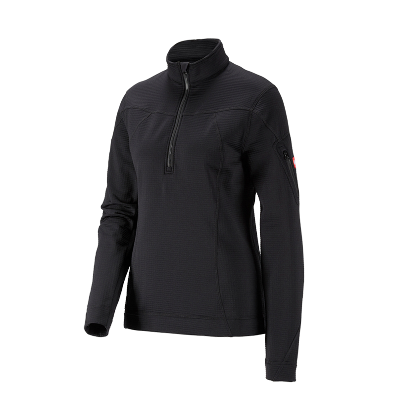 Shirts & Co.: Troyer climacell e.s.dynashield, Damen + schwarz