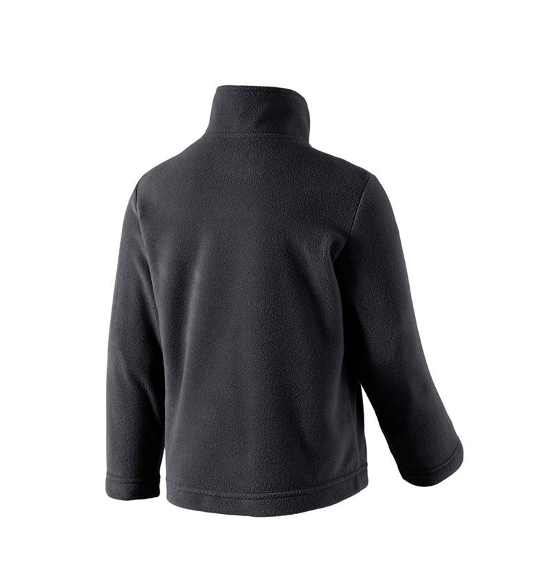 Shirts & Co.: Fleecetroyer e.s.trail, Kinder + schwarz/acidgelb 3