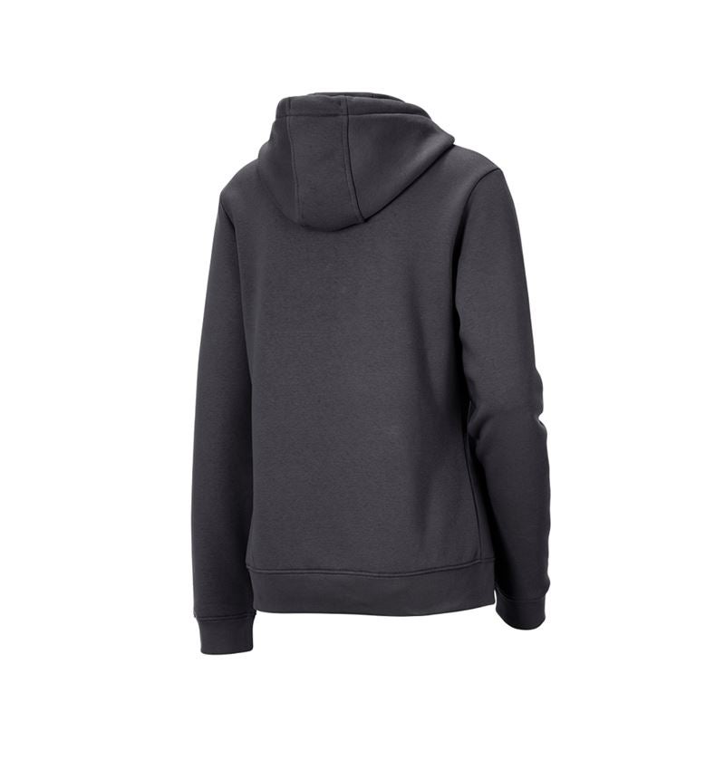 myDesign XMAS: e.s. Hoody-Sweatshirt poly cotton, Damen + anthrazit 3