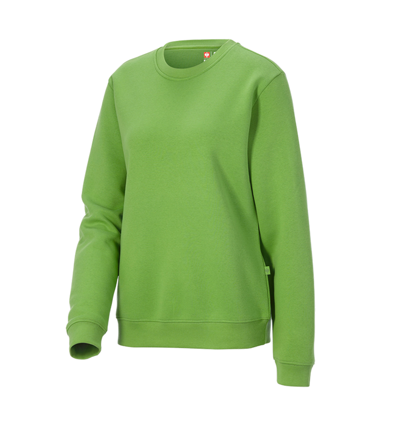 myDesign XMAS: e.s. Sweatshirt poly cotton, Damen + seegrün 4