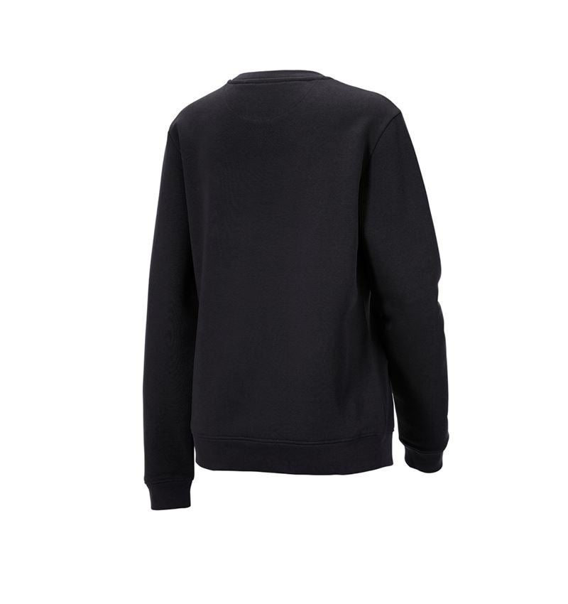 myDesign XMAS: e.s. Sweatshirt poly cotton, Damen + schwarz 3