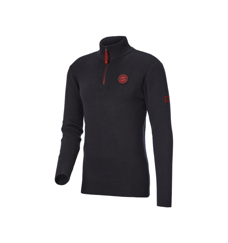 Kollaborationen: FCB KNITTED TROYER + black melange 2