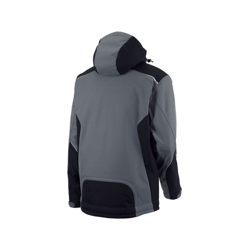 Themen: Softshelljacke e.s.motion + grau/schwarz 3