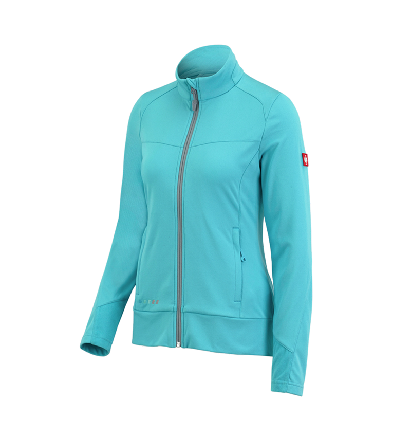 Jacken: FIBERTWIN® clima-pro Jacke e.s.motion 2020, Damen + capri/platin 2