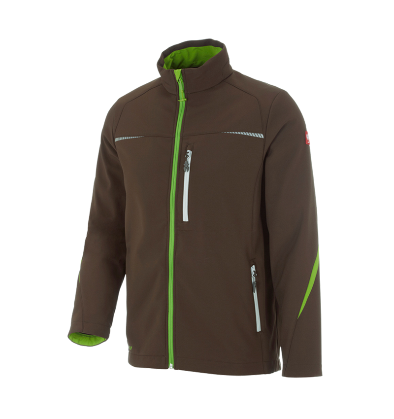 Jacken: Softshelljacke e.s.motion 2020 + kastanie/seegrün 2