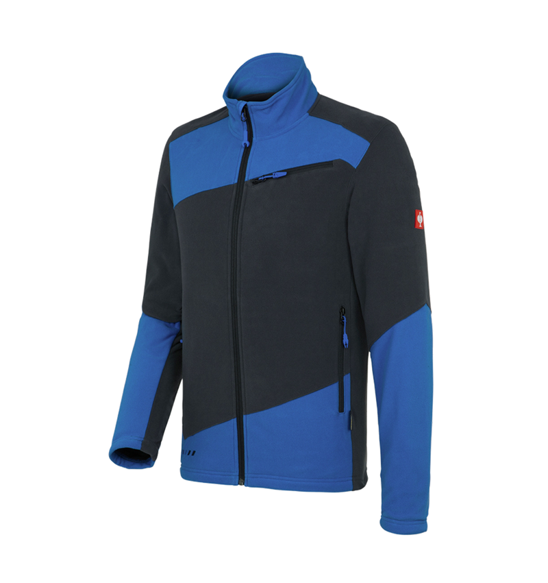 Jacken: Fleece Jacke e.s.motion 2020 + graphit/enzianblau 1