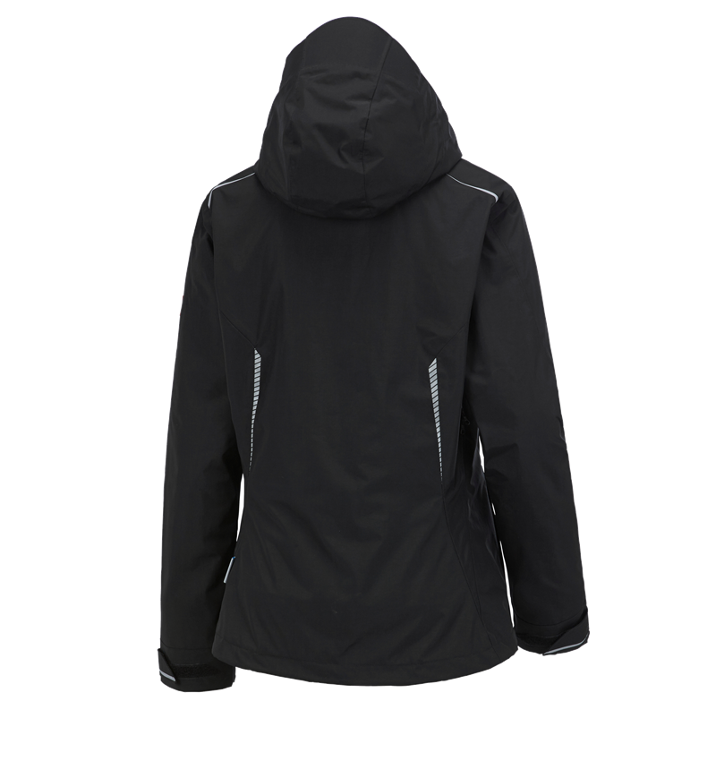 Jacken: 3 in 1 Funktionsjacke e.s.motion 2020, Damen + schwarz/platin 3