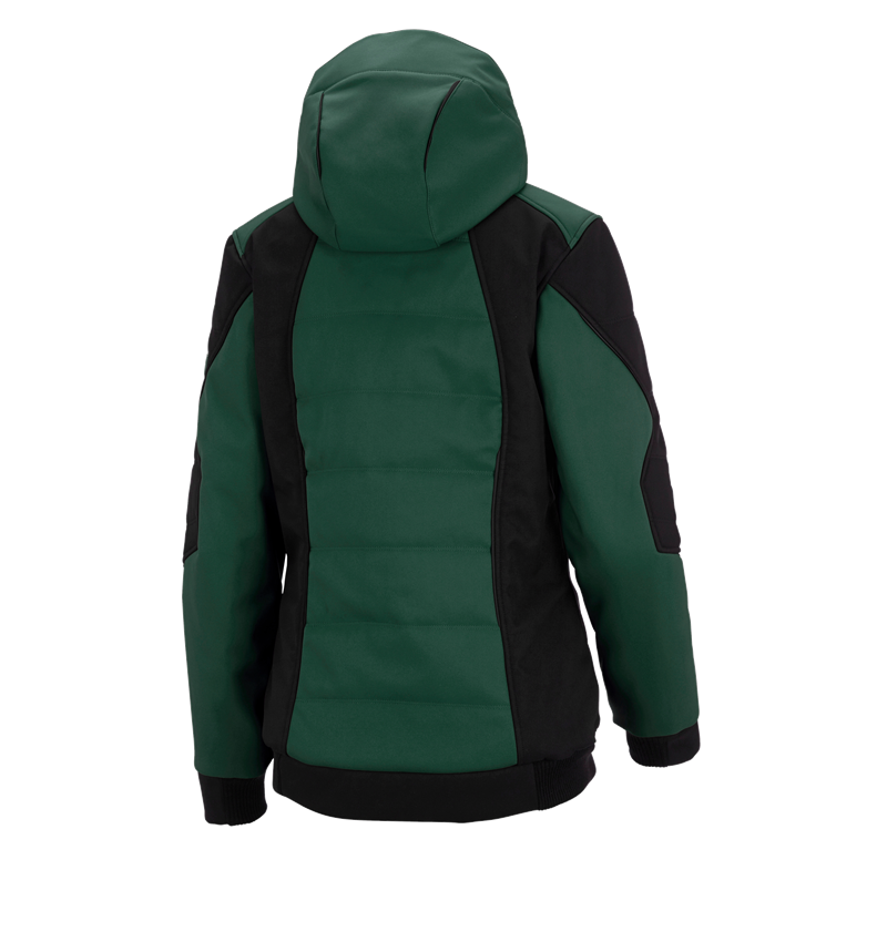 Jacken: Winter Softshelljacke e.s.vision, Damen + grün/schwarz 3