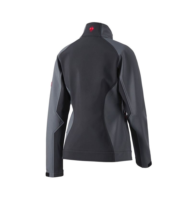 Jacken: Damen Softshelljacke dryplexx® softlight + graphit/zement 3