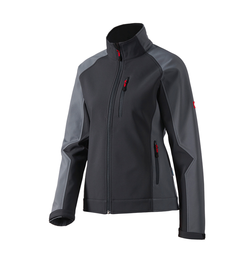 Jacken: Damen Softshelljacke dryplexx® softlight + graphit/zement 2