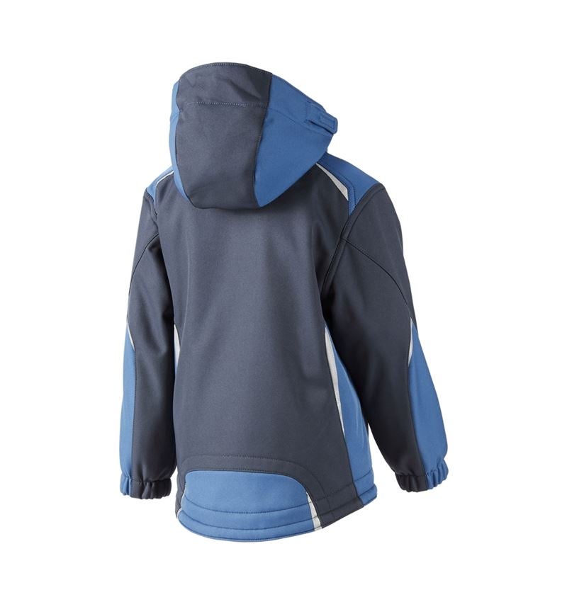 Jacken: Kinder Softshelljacke e.s.motion + pazifik/kobalt 5