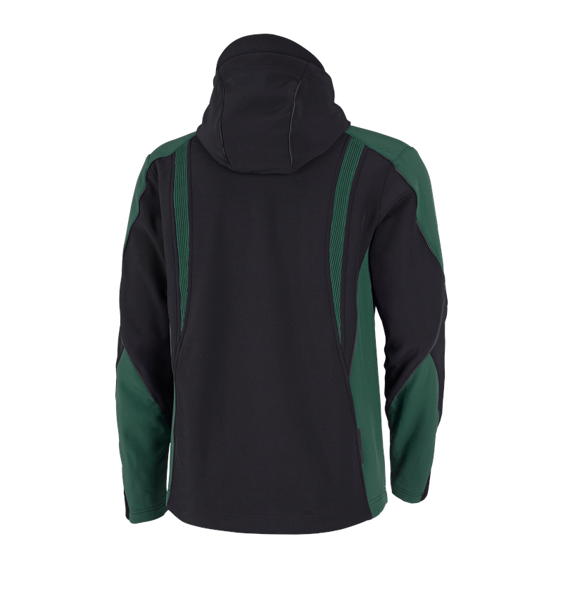 Jacken: Softshelljacke e.s.vision + schwarz/grün 3