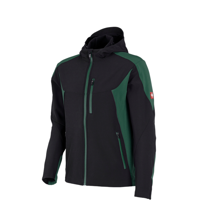 Jacken: Softshelljacke e.s.vision + schwarz/grün 2