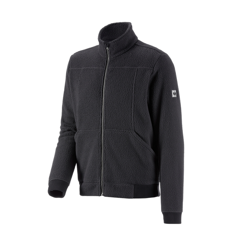 Jacken: Faserpelz Jacke e.s.vintage + schwarz 2