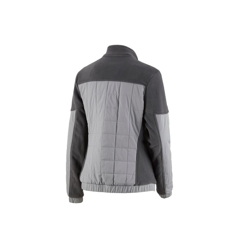 Jacken: Hybrid Fleecejacke e.s.concrete, Damen + anthrazit/perlgrau 3