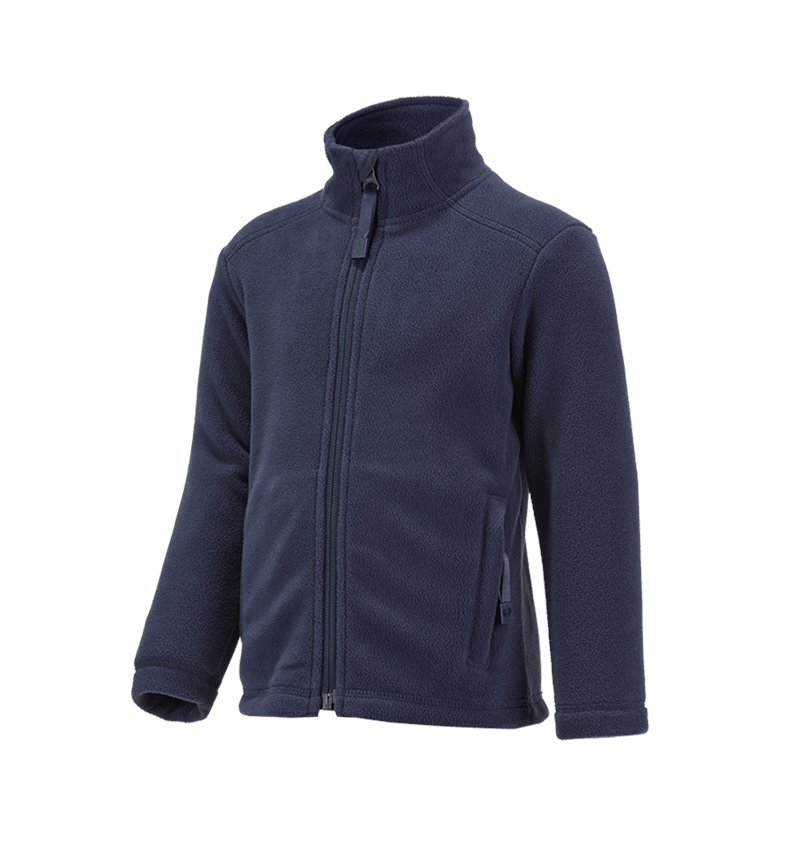 Jacken: e.s. Fleecejacke CI, Kinder + dunkelblau 2
