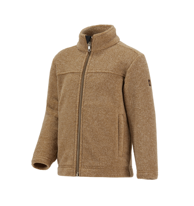 Jacken: Fleecejacke e.s.vintage, Kinder + sepia melange 2