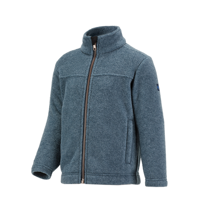 Jacken: Fleecejacke e.s.vintage, Kinder + arktikblau melange 2