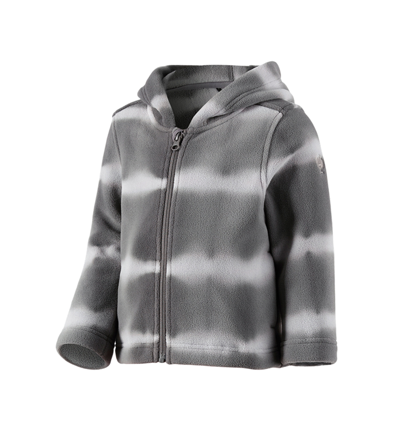 Jacken: Kapuzenfleecejacke tie-dye e.s.motion ten, Kinder + granit/opalgrau 2