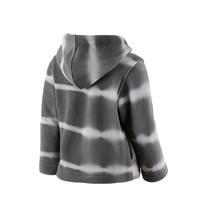 Jacken: Kapuzenfleecejacke tie-dye e.s.motion ten, Kinder + granit/opalgrau 3