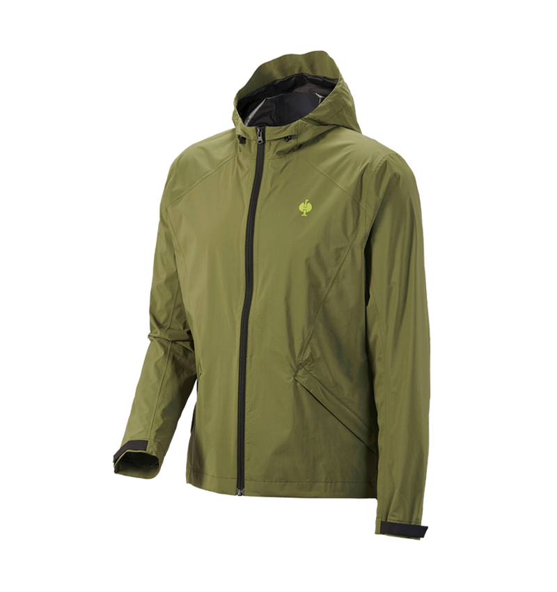Jacken: Windbreaker light-pack e.s.trail + wacholdergrün/limegrün 3