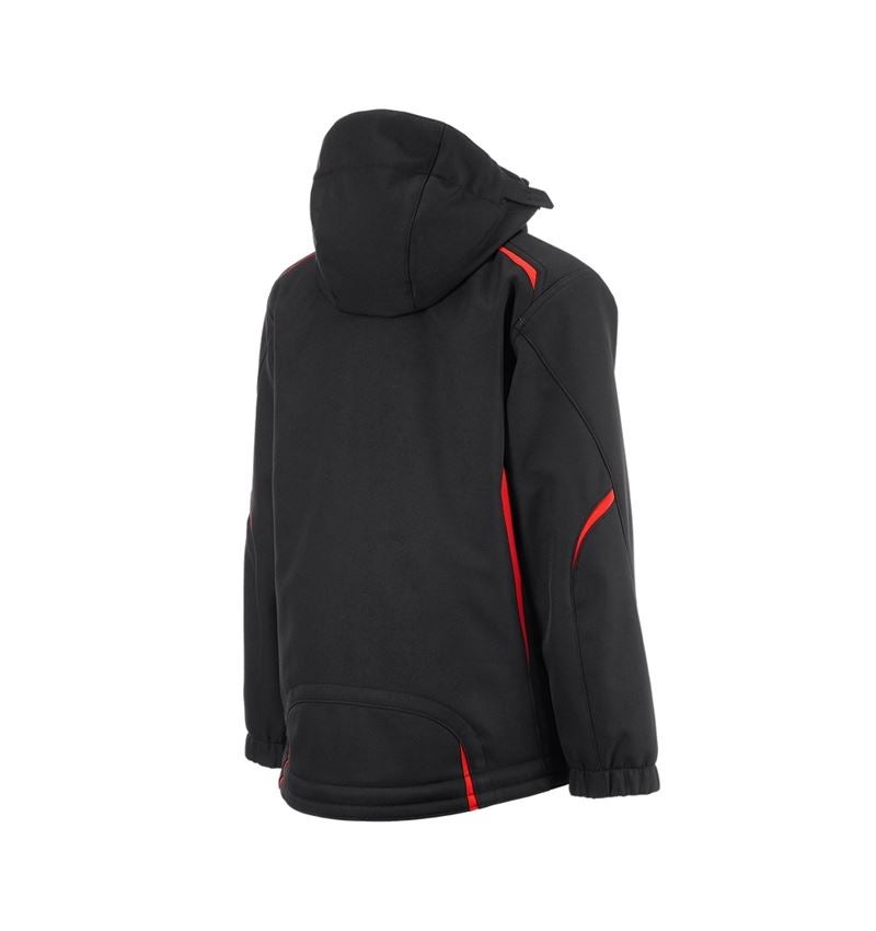 Jacken: FCB Jacket Kids + black/straussred 4