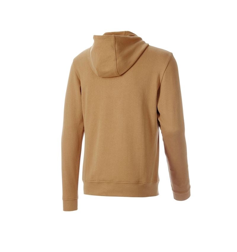 Shirts & Co.: Hoody-Sweatshirt e.s.iconic works + mandelbraun 2
