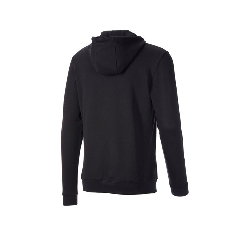 Shirts & Co.: Hoody-Sweatshirt e.s.iconic works + schwarz 5