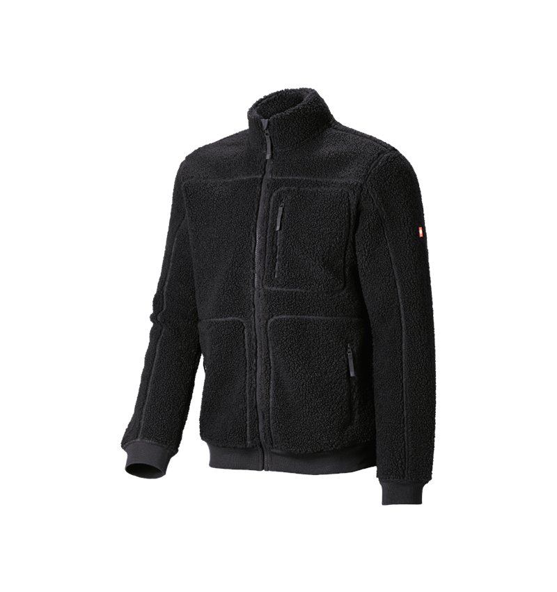 Jacken: Faserpelz Jacke e.s.e:pic + schwarz 3