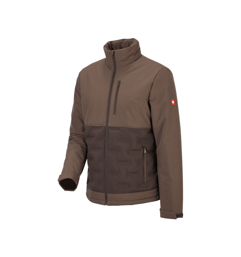 Jacken: e.s. Padded-Jacke + haselnuss/kastanie 4