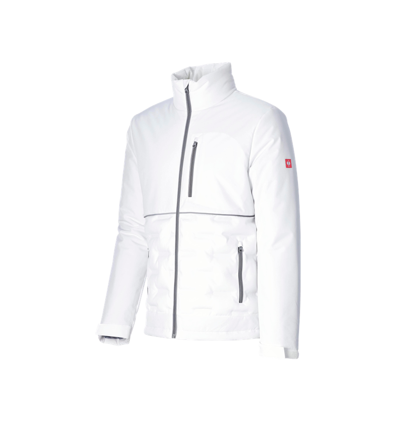 Arbeitsjacken: Winterjacke Padded e.s.line.core + weiß/platin