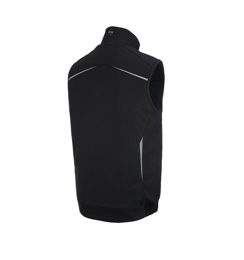 Westen: Winter Softshellweste e.s.motion 2020 + schwarz/platin 6