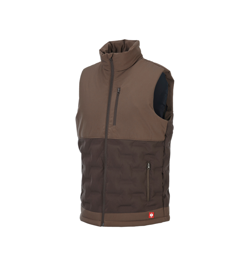 Westen: e.s. Padded-Weste + haselnuss/kastanie 6