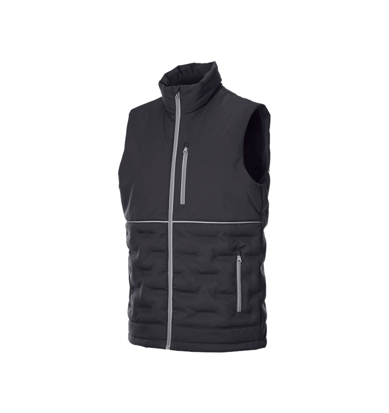 Westen: Winterweste Padded e.s.line.core + schwarz/platin