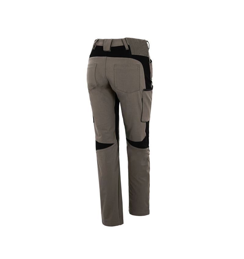 Themen: Cargohose e.s.vision stretch, Damen + stein/schwarz 3