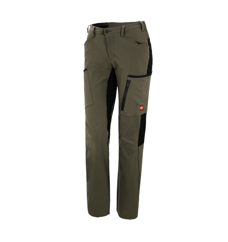 Hosen: Cargohose e.s.vision stretch, Damen + moos/schwarz 2