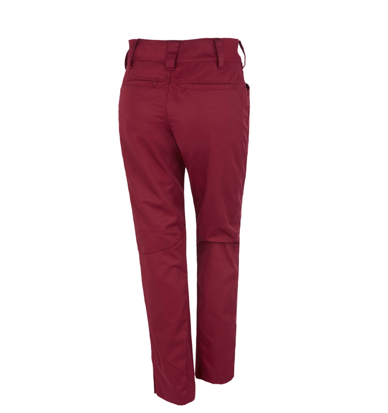 Hosen: e.s. Berufshose base, Damen + rubin 1
