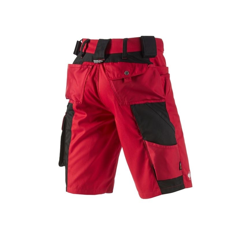 Hosen: Short e.s.motion + rot/schwarz 3