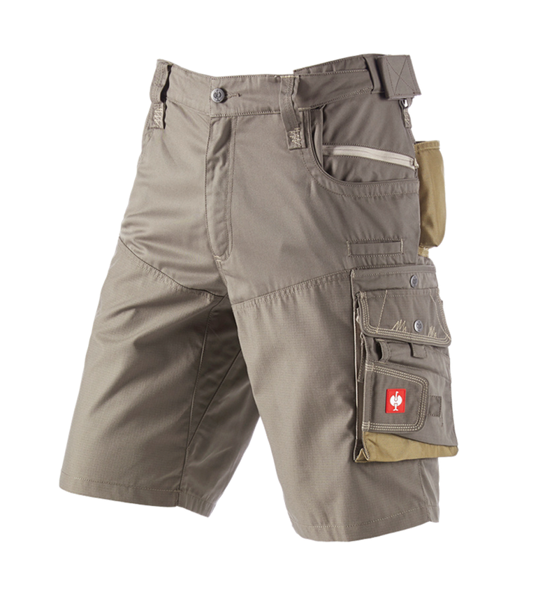 Hosen: Short e.s.motion Sommer + stein/khaki/sand 4