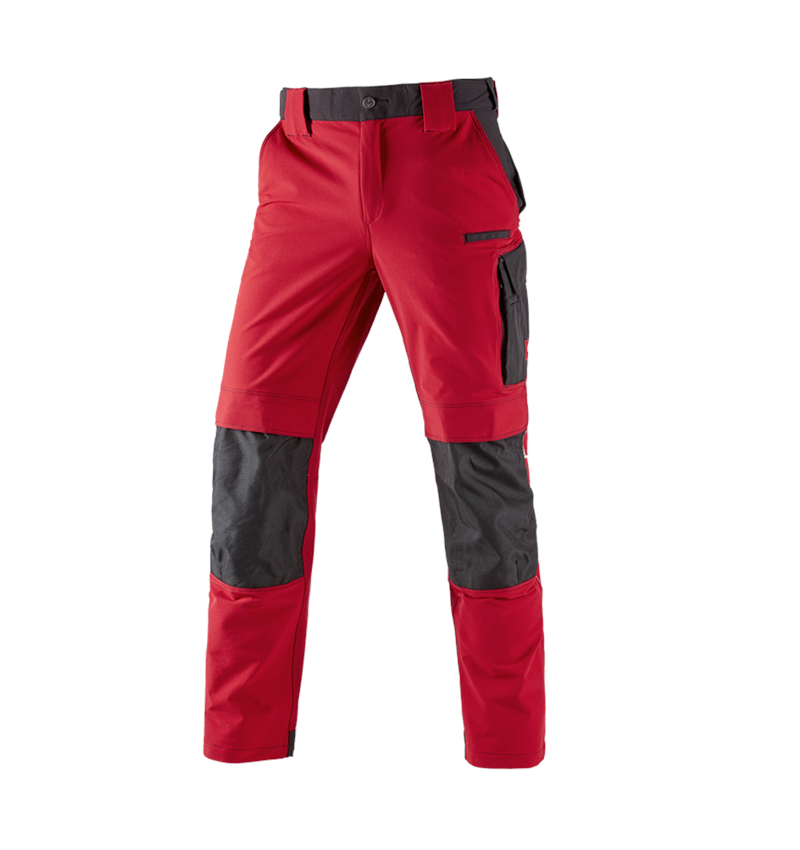 Hosen: Funktions Bundhose e.s.dynashield + feuerrot/schwarz 2