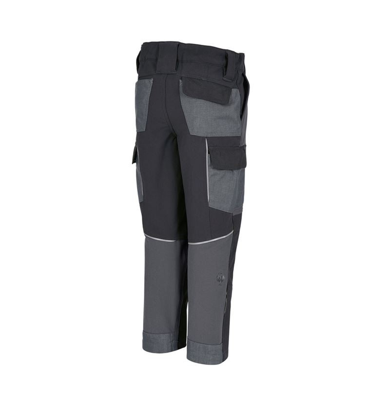 Hosen: Funktions Cargohose e.s.dynashield, Kinder + zement/graphit 3