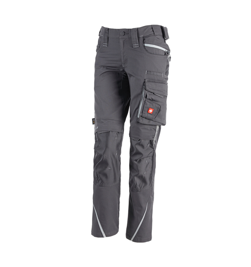 Hosen: Damenhose e.s.motion 2020 Winter + anthrazit/platin 2