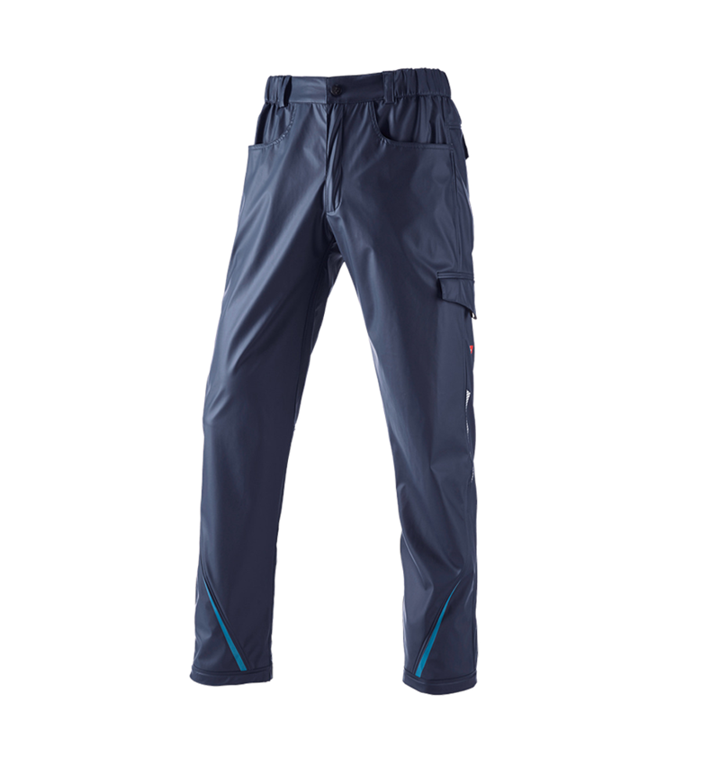 Hosen: Regenbundhose e.s.motion 2020 superflex + dunkelblau/atoll 5