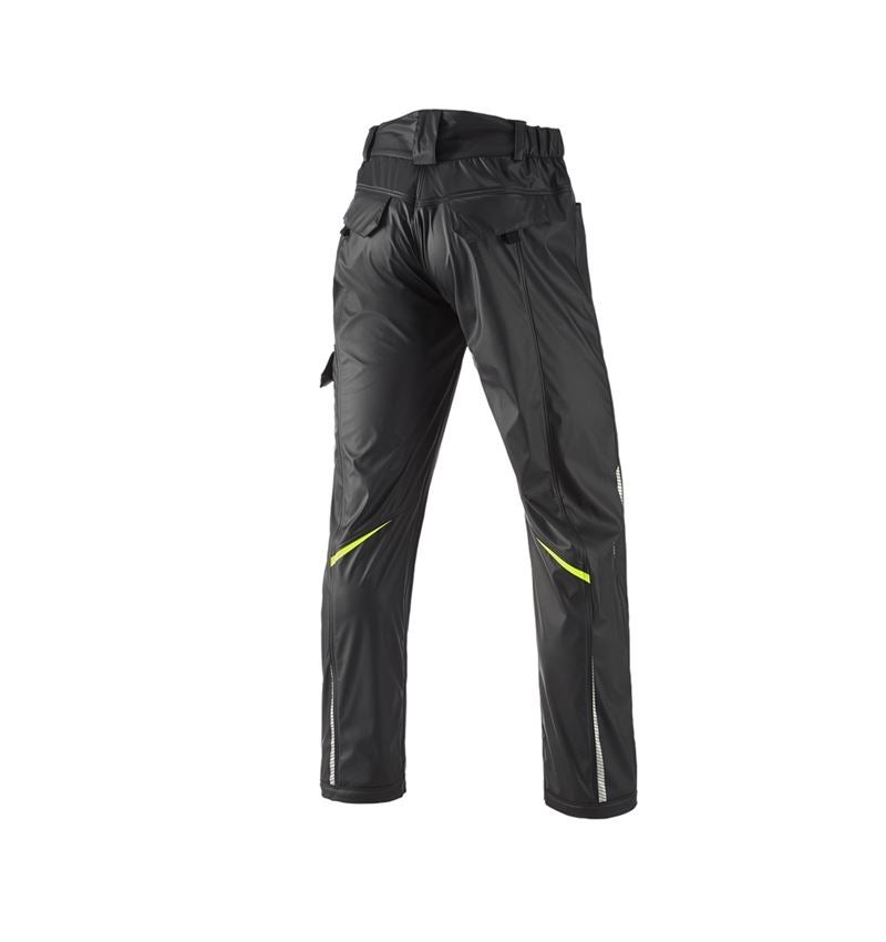 Hosen: Regenbundhose e.s.motion 2020 superflex + schwarz/warngelb/warnorange 3