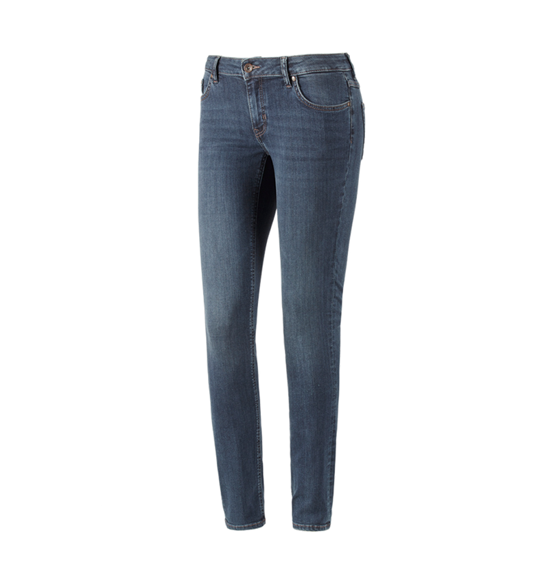 Hosen: e.s. 5-Pocket-Stretch-Jeans, Damen + mediumwashed 6