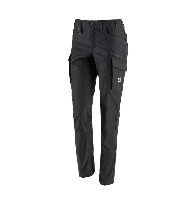 Hosen: Cargohose e.s.vintage, Damen + schwarz 2