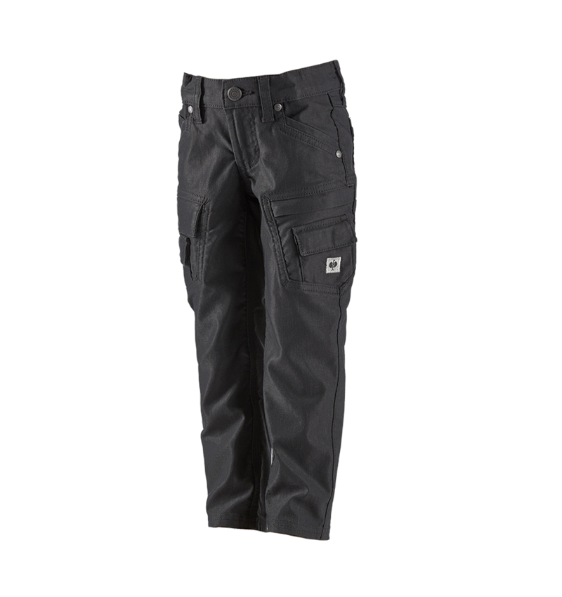 Hosen: Cargohose e.s.vintage, Kinder + schwarz 2