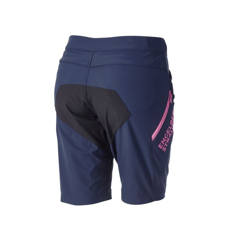 Themen: Funktions Short e.s.trail, Damen + tiefblau/tarapink 4