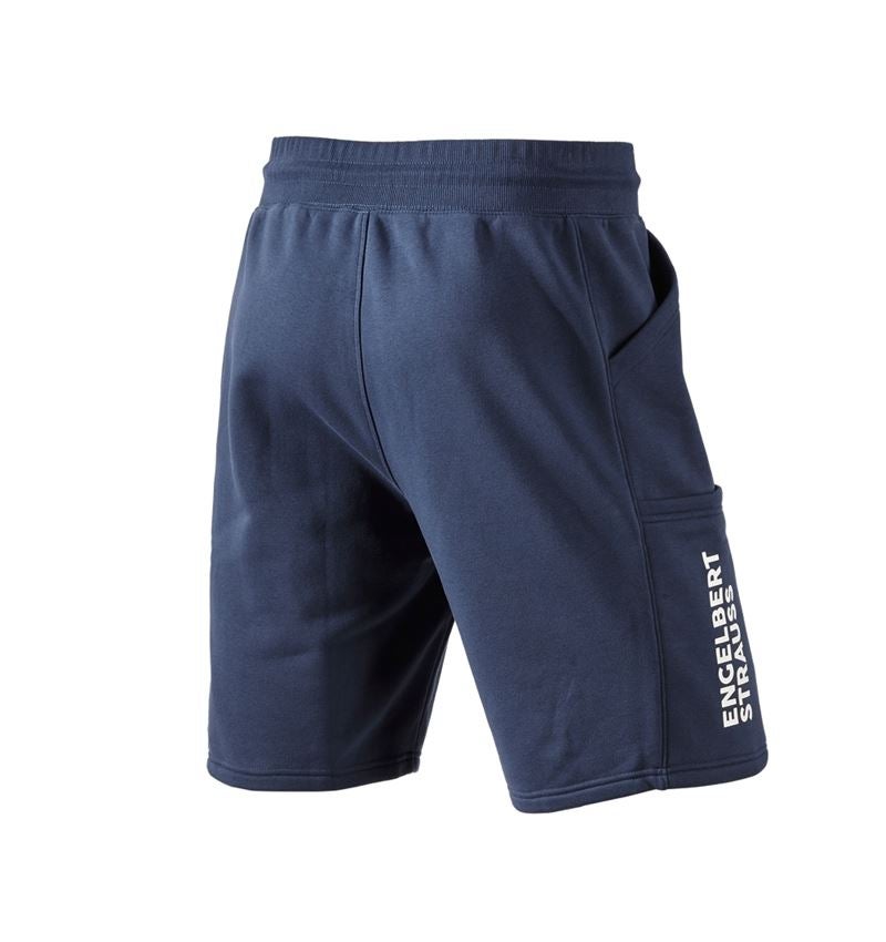 Hosen: Sweat Short e.s.trail + tiefblau/weiß 4